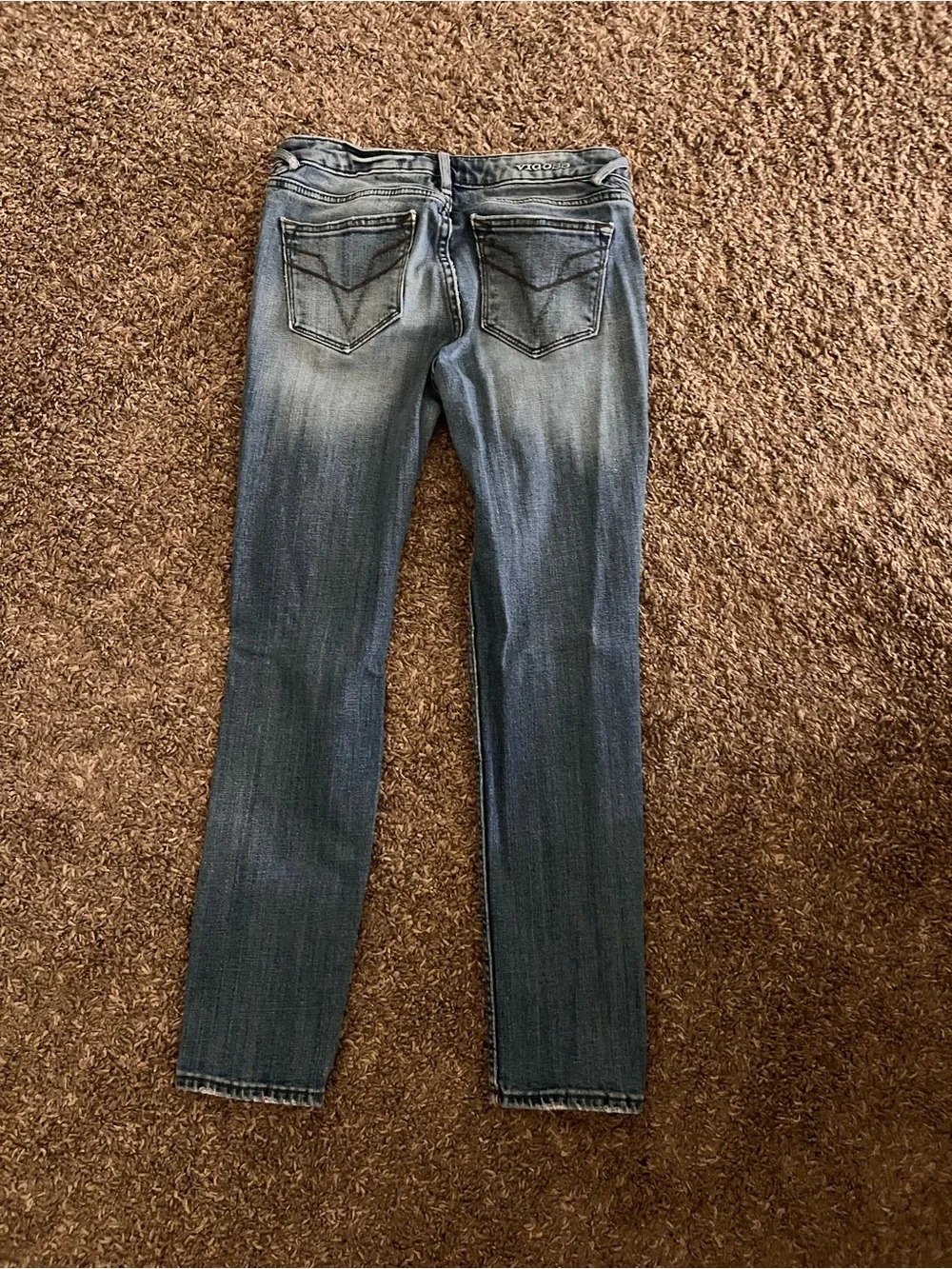 Vigoss Chelsea Distressed Blue Skinny Jeans